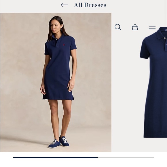 Ralph lauren striped polo dress - Picture 3 of 3